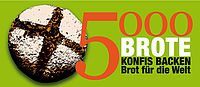 Logo der Aktion 5000 Brote - Konfis backen Brot für die Welt
