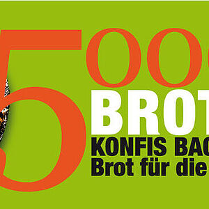 Logo der Aktion 5000 Brote - Konfis backen Brot für die Welt
