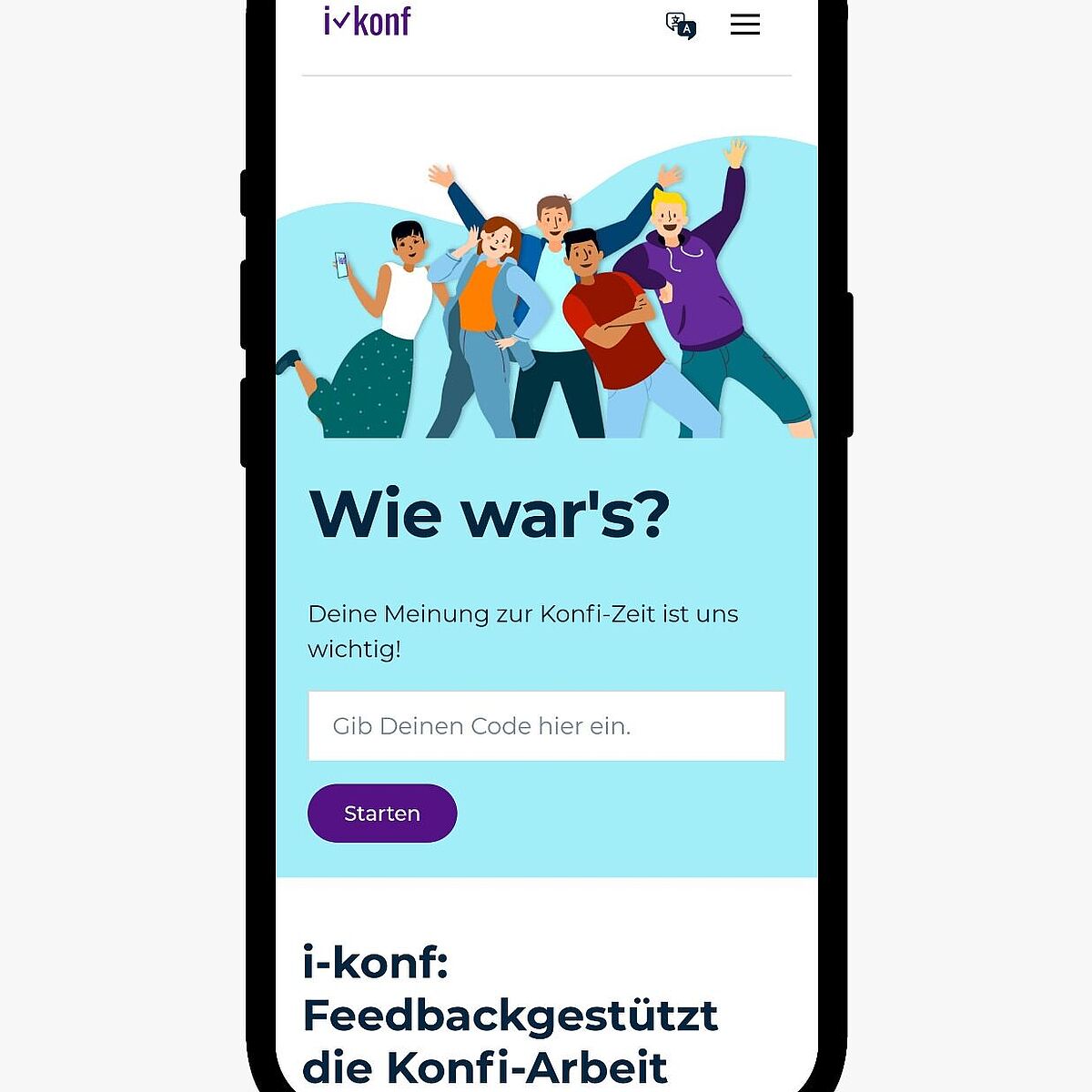Konfis geben Feedback - Jetzt mit den online-Tool i-konf